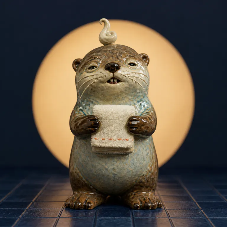 湯けむりカワウソ(帰宅後の生態診断)のキャラクター